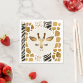 サファリワイルドワンバースデーパーティー スタンダードカクテルナプキン (インサイチュ)