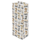 サファリワイルドワンバースデーパーティー ワインギフトバッグ (裏面アングル)