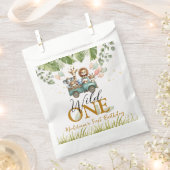 サファリワイルドワンファースト誕生日 フェイバーバッグ (クリップ留めされた状態)