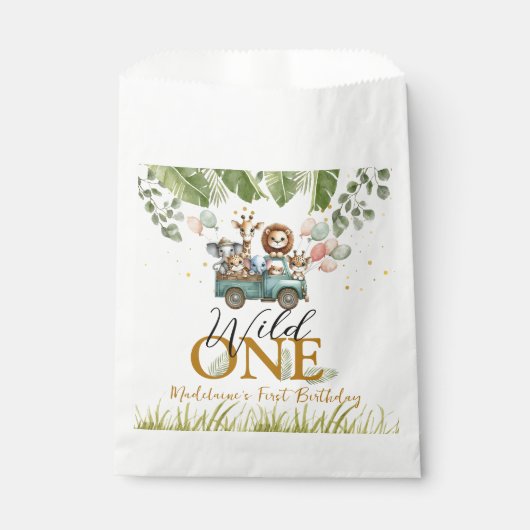 サファリワイルドワンファースト誕生日 フェイバーバッグ (正面)