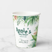 サファリワイルドワンベビーシャワー 紙コップ (裏面)