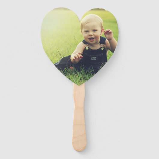 サファリワイルドワン写真1st誕生日アニマルズウッドNa ハンドファン (裏面)