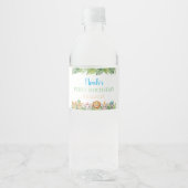 サファリワイルドワン誕生日ウォーターボトルラベル ペットボトルラベル (正面)