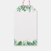 サファリワイルドワン誕生日サンキューギフトラベル ギフトタグ (裏面)