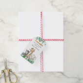 サファリワイルドワン誕生日サンキューギフトラベル ギフトタグ (より糸付き)