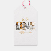 サファリワイルドワン誕生日サンキューギフトラベル ギフトタグ (裏面)