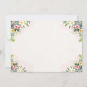 サファリワイルドワン誕生日招待状ワイルドワンパーティー 招待状 (裏面)