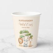 サファリワイルドワン誕生日 紙コップ (正面)