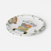 サファリワイルドワン1歳の誕生日ボーイ ペーパープレート (アングル)