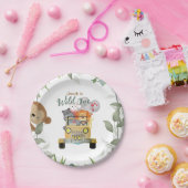 サファリワイルドワン1歳の誕生日ボーイ ペーパープレート (パーティー)
