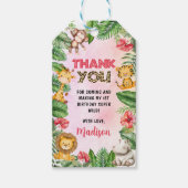 サファリワイルドワン1歳の誕生日 ギフトタグ (正面)