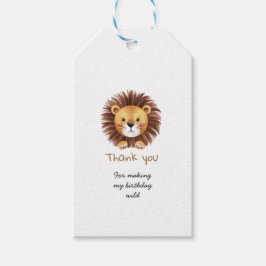 サファリワイルドワン1歳の誕生日 ギフトタグ