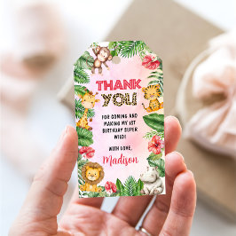 サファリワイルドワン1歳の誕生日 ギフトタグ