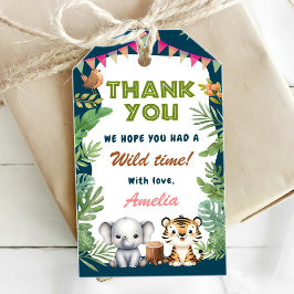 サファリワイルドワン1歳の誕生日 ギフトタグ