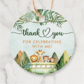 サファリワイルドワン1歳の誕生日 フェイバータグ (裏面)