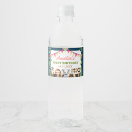 サファリワイルドワン1歳の誕生日 ペットボトルラベル