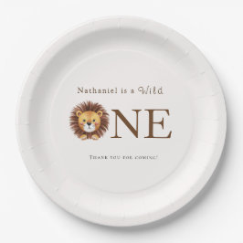 サファリワイルドワン1歳の誕生日 ペーパープレート