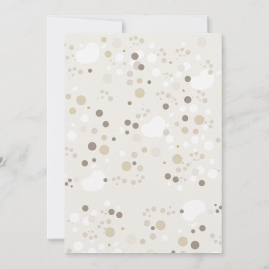 サファリワイルドワン1歳パーティの招待状 招待状 (裏面)