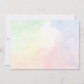 サファリワイルドワン1stガール誕生日写真 サンキューカード (裏面)