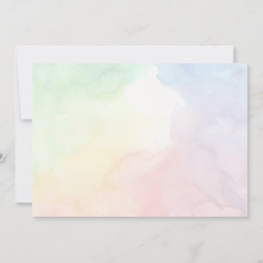 サファリワイルドワン1stガール誕生日写真 招待状 (裏面)