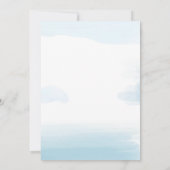 サファリワイルドワン1stガール誕生日 招待状 (裏面)