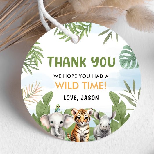 サファリワイルドワン1stボーイ誕生日 フェイバータグ