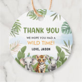 サファリワイルドワン1stボーイ誕生日 フェイバータグ (正面)