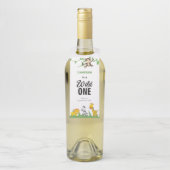 サファリワイルドワン1st誕生日かわいいかわいいカスタム ボトルネックタグ (ボトル)