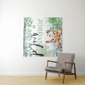 サファリワイルド5t誕生日ライオンタペストリパーソナライズされたー タペストリー (インサイチュ(横))