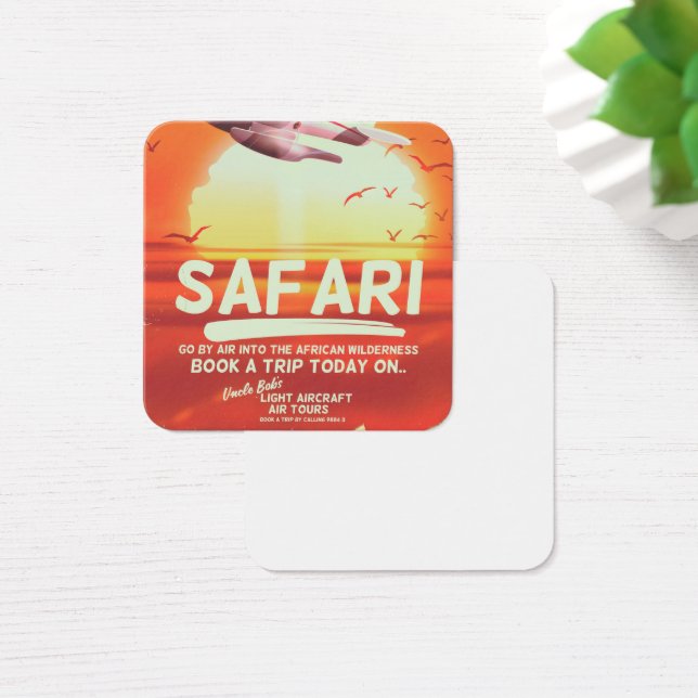 サファリヴィンテージアドベンチャーポスター。 (デスク)