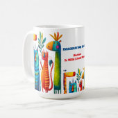 サファリ仲間マグ コーヒーマグカップ (正面左)