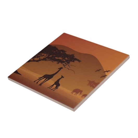 サファリ公園 タイル (側面)