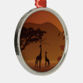 サファリ公園 メタルオーナメント (右)