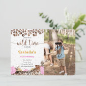 サファリ写真招待状 招待状 (スタンド正面)