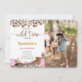 サファリ写真招待状 招待状 (正面)