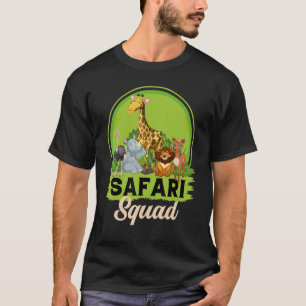 サファリ分隊の動物園動物 Tシャツ