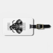 サファリ分隊アフリカ象の旅行機器 ラゲッジタグ (正面横)