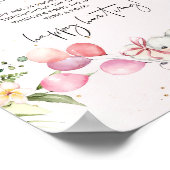 サファリ動物おしゃぶり狩りベビーシャワーゲームポスト ポスター (角)