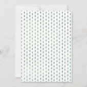 サファリ動物たちが野生の1歳の誕生日招待状 招待状 (裏面)