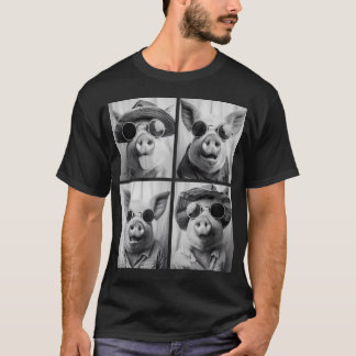 サファリ動物のサングラス Tシャツ