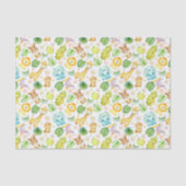 サファリ動物のデコパージュ 薄葉紙 (正面)