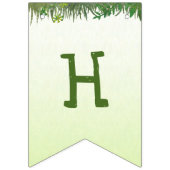 サファリ動物のハッピーバースデーバンティング バンティングフラッグ (第2の旗)