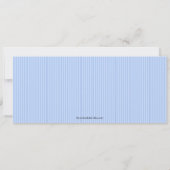 サファリ動物の列車の誕生日の招待状 招待状 (裏面)