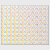 サファリ動物の包装紙 ラッピングペーパー (フラット)