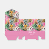 サファリ動物の毛皮プリントパターン レオパード フェイバーボックス (折り畳みなし)