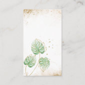 サファリ動物の熱帯ベビーシャワークラッカーゲーム エンクロージャーカード (裏面)