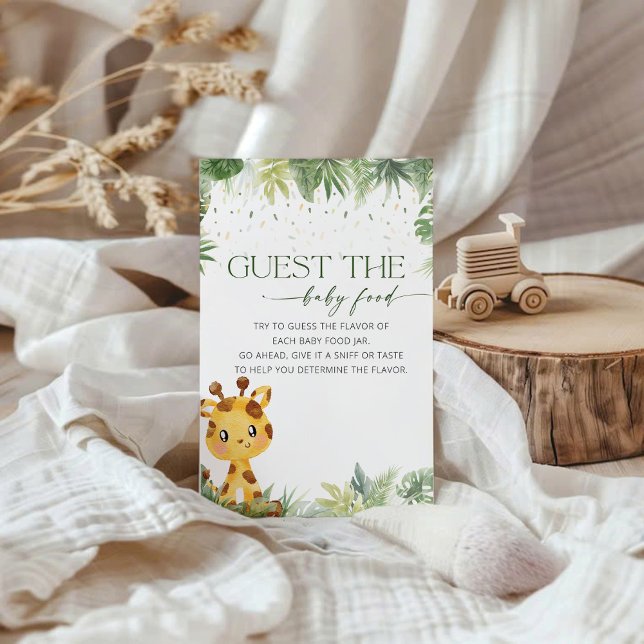 サファリ動物はベビーフードゲームカードを推測 (クリエイターアップロード済み)