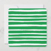 サファリ動物カラフル子供の誕生日パーティー 招待状 (裏面)