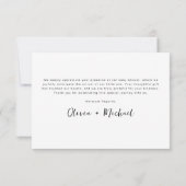 サファリ動物ジャングルワイルドワンベビーシャワー サンキューカード (裏面)