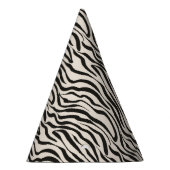 サファリ動物ゼブラ パーティーハット (右)